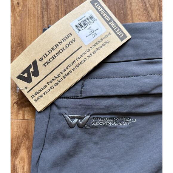 Wilderness Technology Mens Grey Outdoor Hiking Straight Pants Size XL - Picture 4 of 6